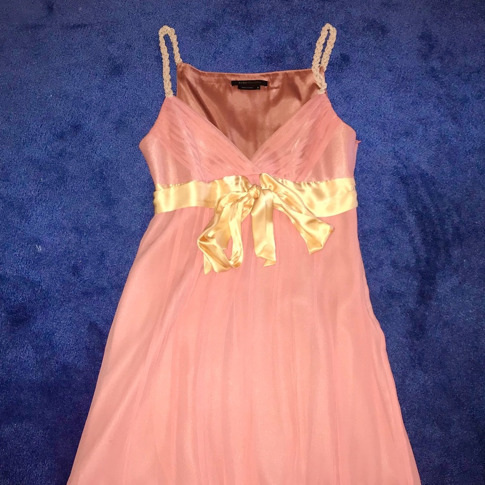 Authentic BCBG Maxazria Pink Evening Dress